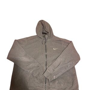Nike Men's Charcoal Hoodie Jacket
